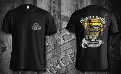 Island Born T-Shirt - Black SS | PEETZ Outdoors Limited